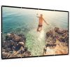 84” 16:9 Foldable Projector Screen Anti-crease Wall Mounted Cinema Projection Screen Outdoor Indoor Portable Projector Film w/ Hooks