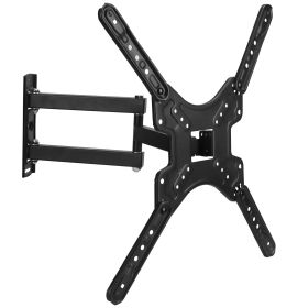 Fixed TV Wall Mount Bracket for 14-60in LED/LCD/PLASMA Flat TV VESA 400x400mm -8°~+5° Tilt ±90° Swivel