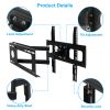TV Wall Mount Swivel Tilt Full-Motion Articulating Wall Rack For 32in-55in TVs 99lbs Max Bearing Support VESA Up To 400x400mm