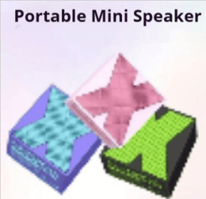 MINI Bluetooth Speaker, 200 Units In Each Of The 3 Colors.-Only Supports Self (Option: Vitality Peach)