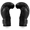 Boxing Gloves PU Leather Punching Gloves Full Finger Fighting Gloves Training Mitts for Men and Women for MMA Muay Thai Kick Boxing