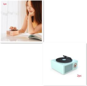 Wireless mini portable retro phonograph Bluetooth-compatible speaker (Option: Style10)